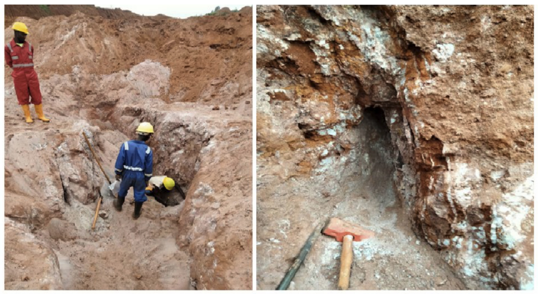 Процесс работы во время пробоотбора